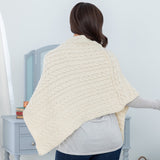 Irish Aran Wool Poncho - Aaria Tees Aaria Tees