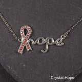 Crystal Hope Pewter Necklace! - Aaria Tees Aaria Tees