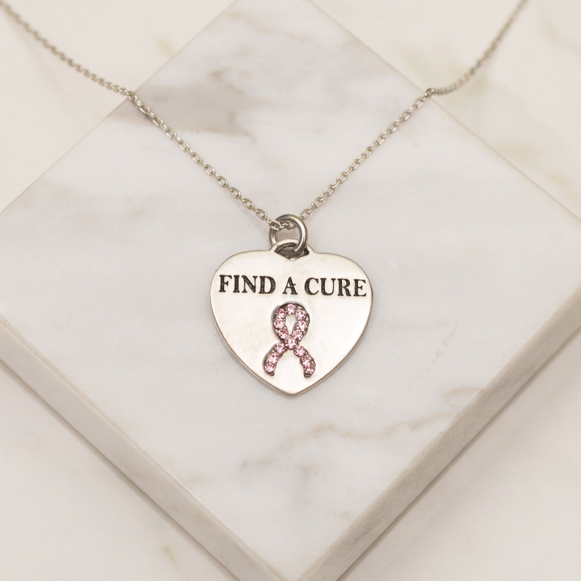 Cure In Your Heart Pewter Necklace! - Aaria Tees Aaria Tees