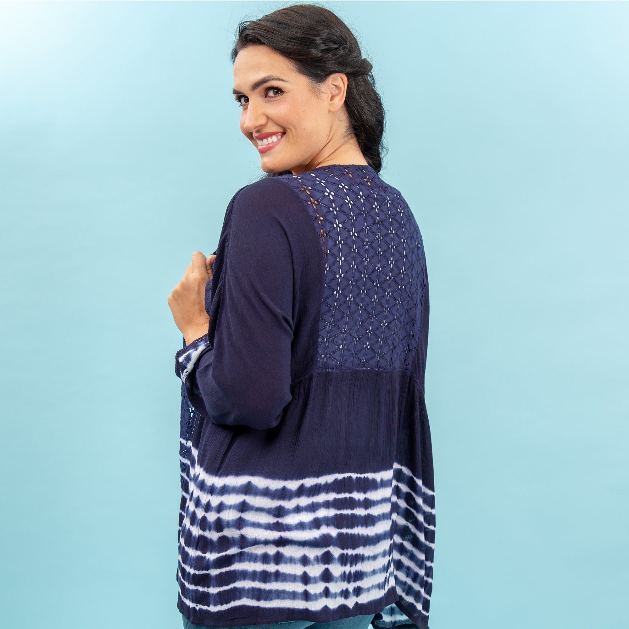 Ripple Effect Lace Topper - Aaria Tees Aaria Tees
