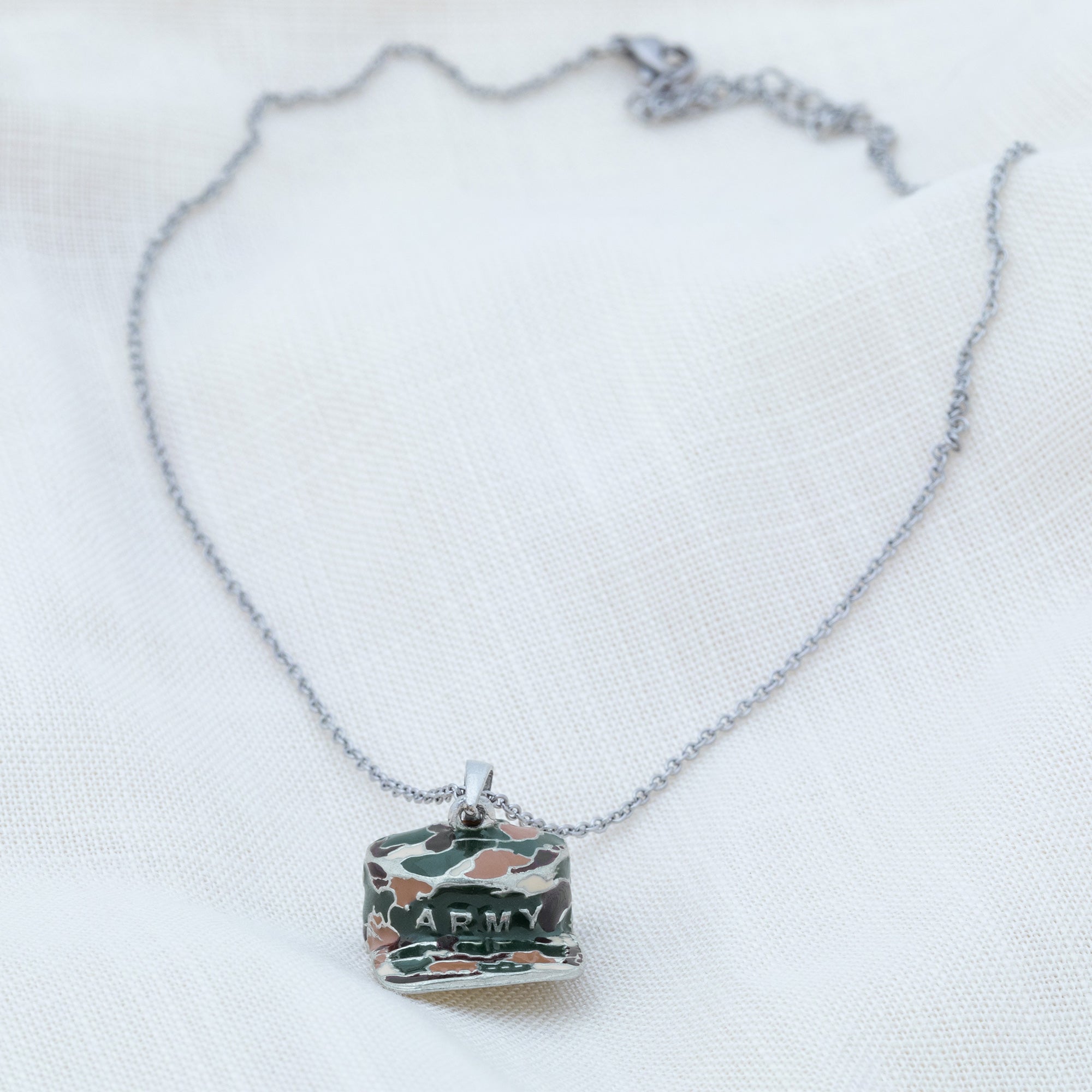 Military Hat Necklace - Aaria Tees Aaria Tees