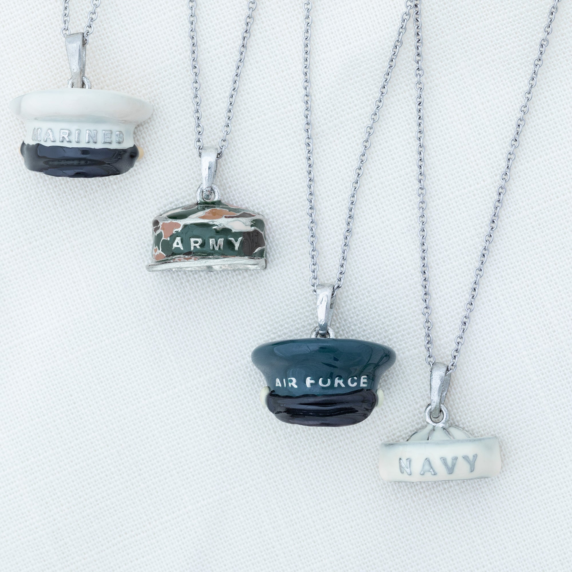 Military Hat Necklace - Aaria Tees Aaria Tees