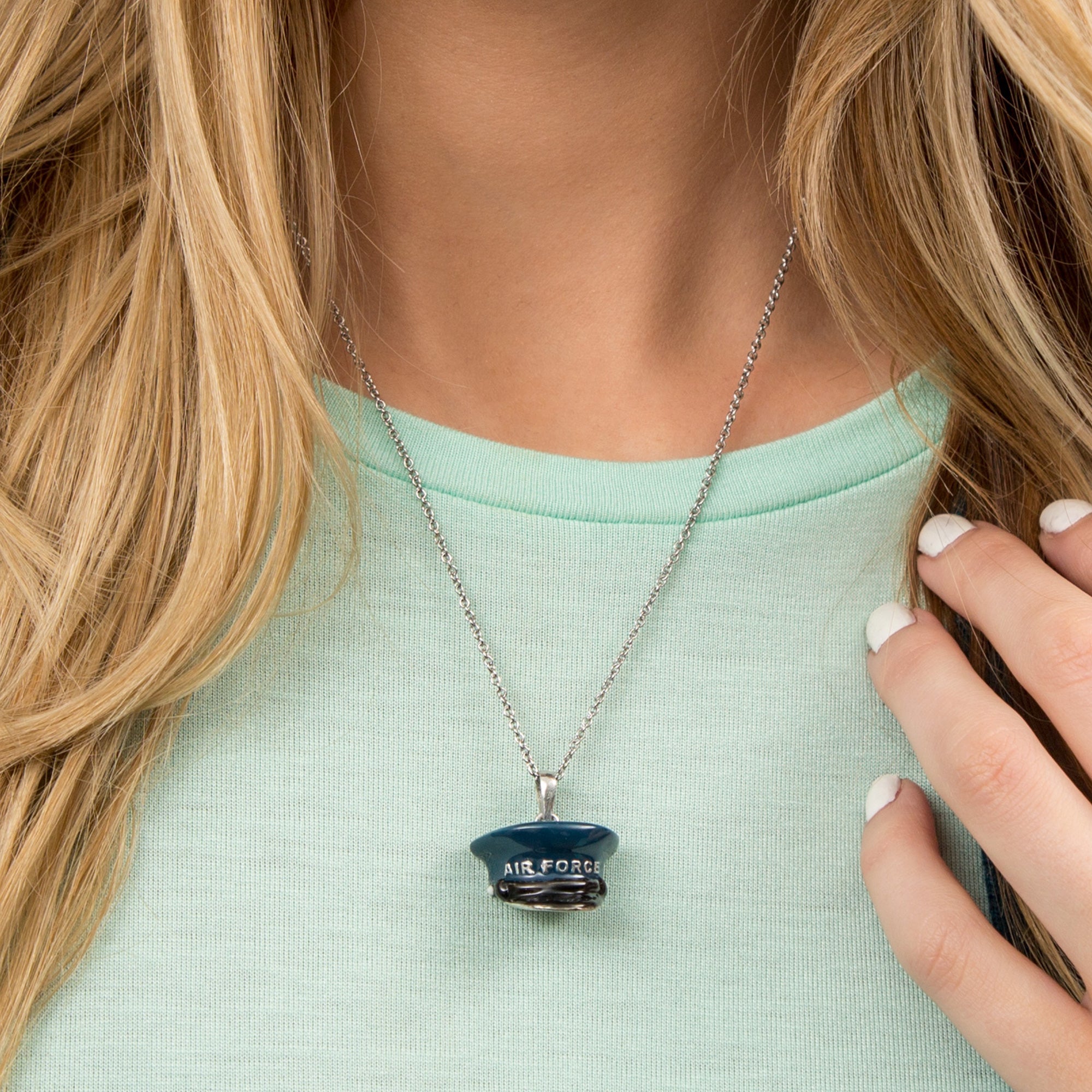 Military Hat Necklace - Aaria Tees Aaria Tees