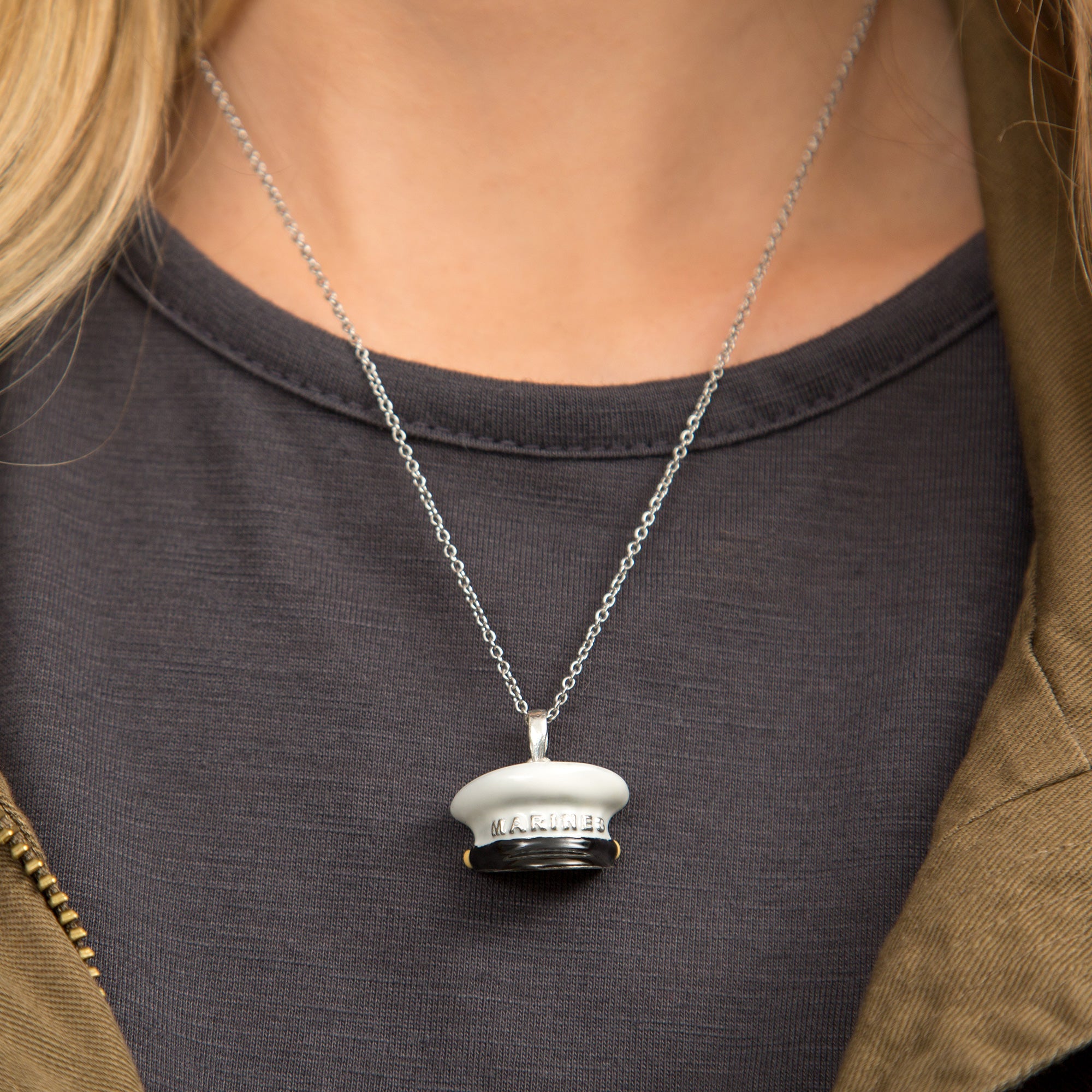 Military Hat Necklace - Aaria Tees Aaria Tees