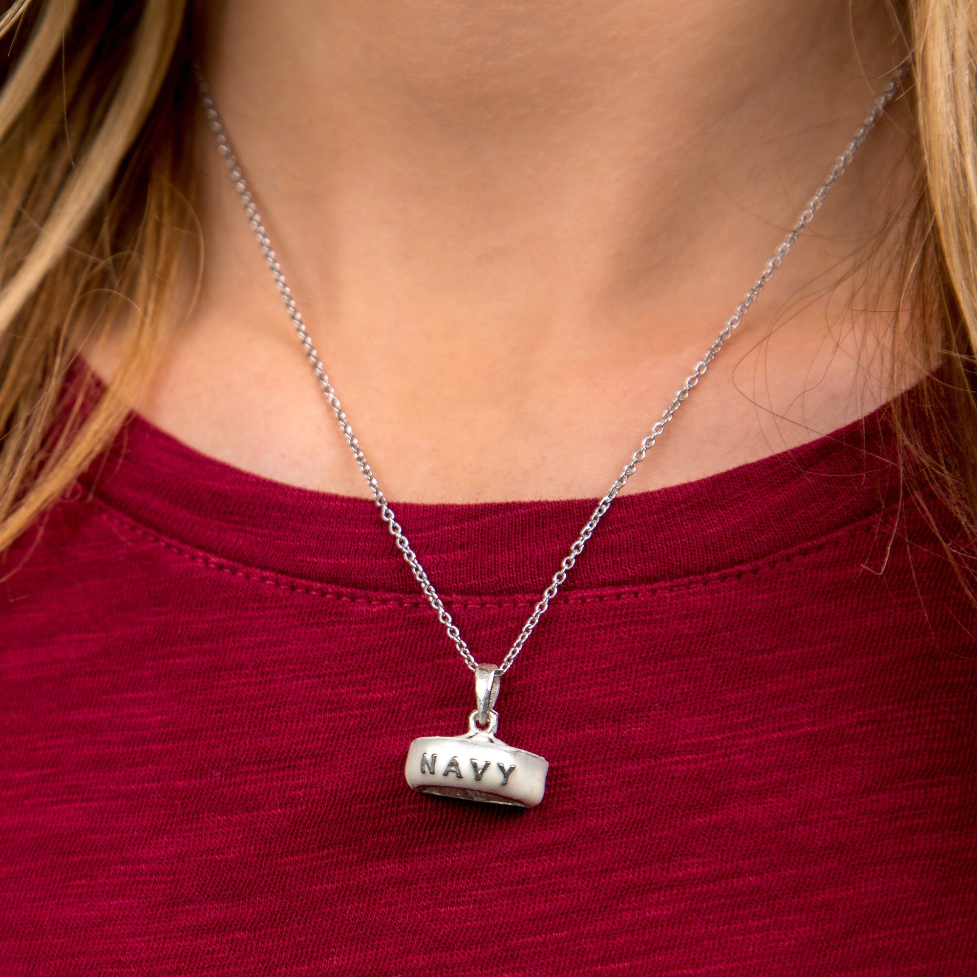 Military Hat Necklace - Aaria Tees Aaria Tees