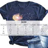 Women's Round Neck Short Sleeve T-Shirt, Summer Casual Tee - Aaria Tees Aaria Tees