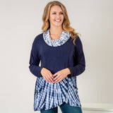 Waves Gone By Crossover Tunic - Aaria Tees Aaria Tees