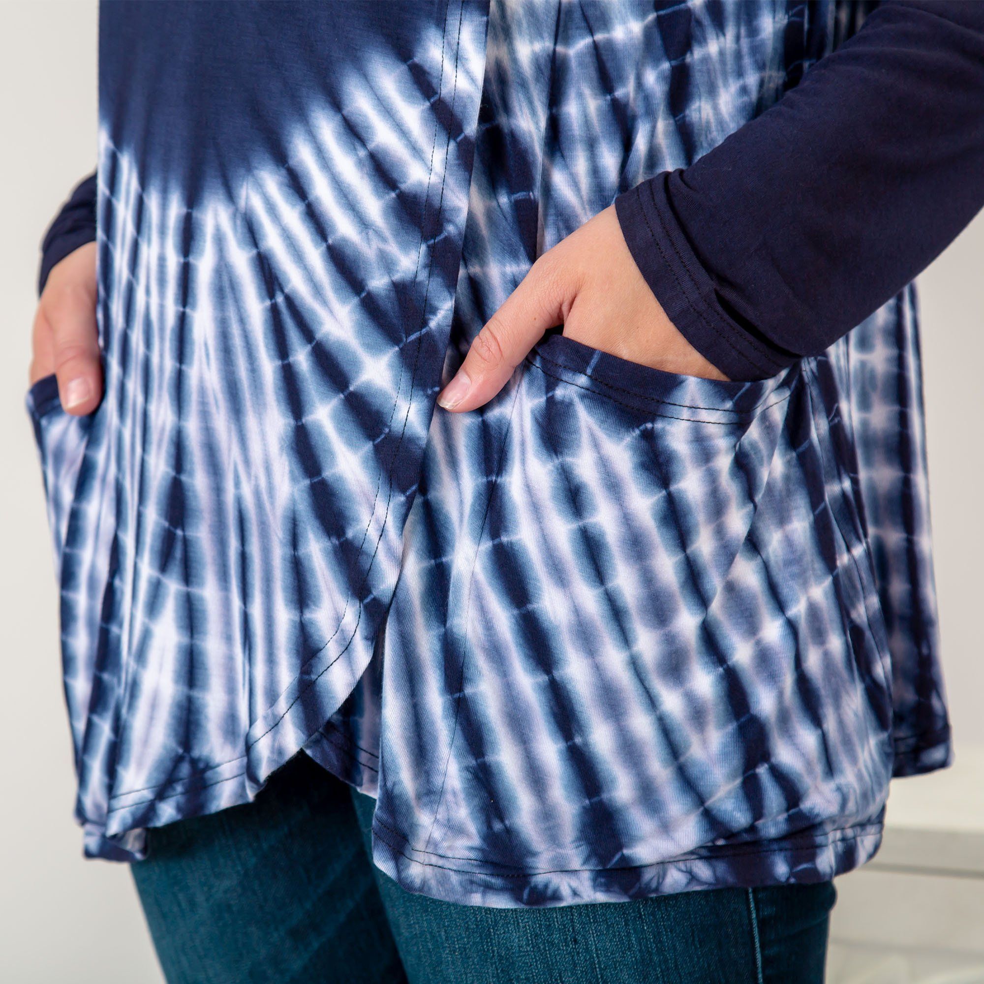 Waves Gone By Crossover Tunic - Aaria Tees Aaria Tees