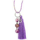 Beaded Purple Paw Bag Charm! - Aaria Tees Aaria Tees