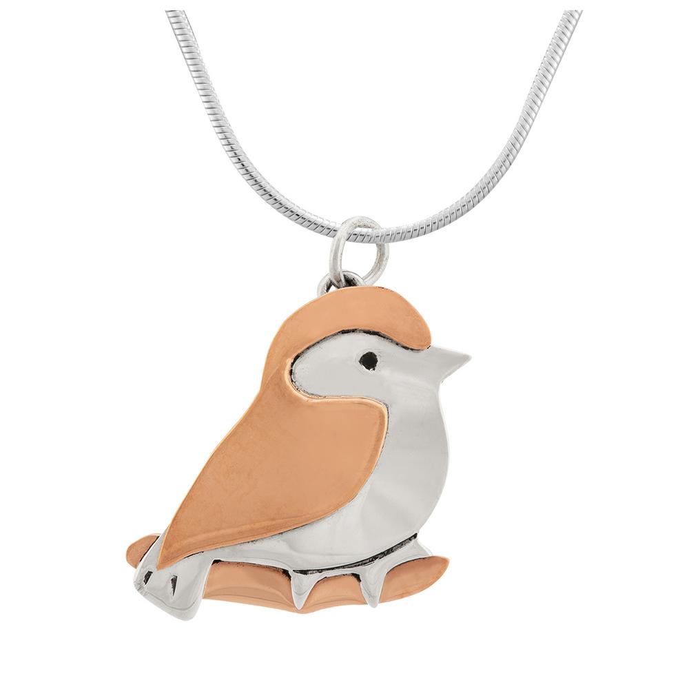 Love Bird Sterling Silver Necklace - Aaria Tees Aaria Tees