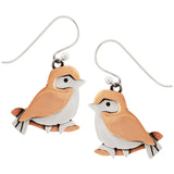 Love Bird Sterling Silver Earrings - Aaria Tees Aaria Tees