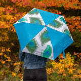 Peacock Splash Umbrella - Aaria Tees Aaria Tees