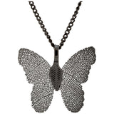 Lustrous Leaf Butterfly Necklace - Aaria Tees Aaria Tees
