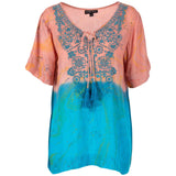 Beachcomber Tassel Tie Tunic - Aaria Tees Aaria Tees