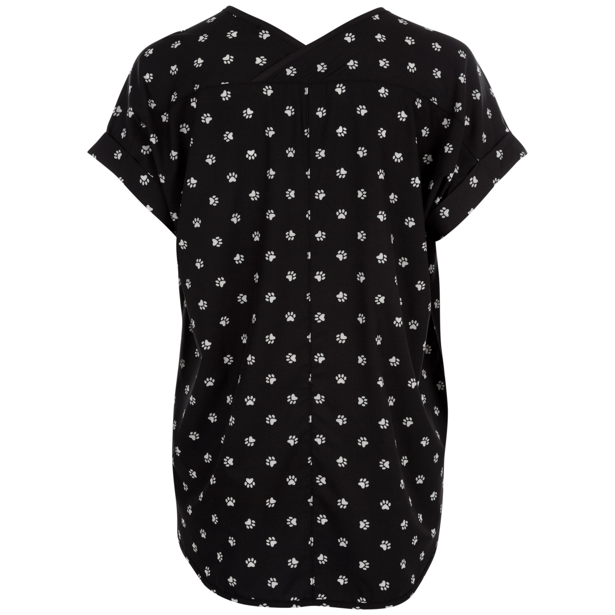 Animal Print Dolman Blouse - Aaria Tees Aaria Tees