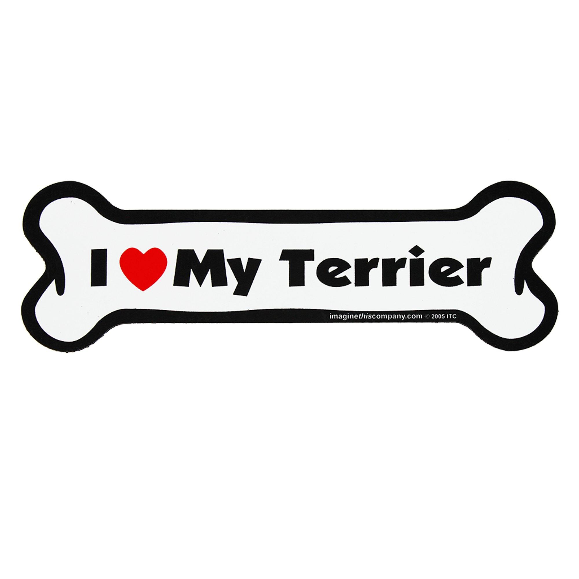 I Love My Dog Car Magnet: Breeds L - Z - Aaria Tees Aaria Tees