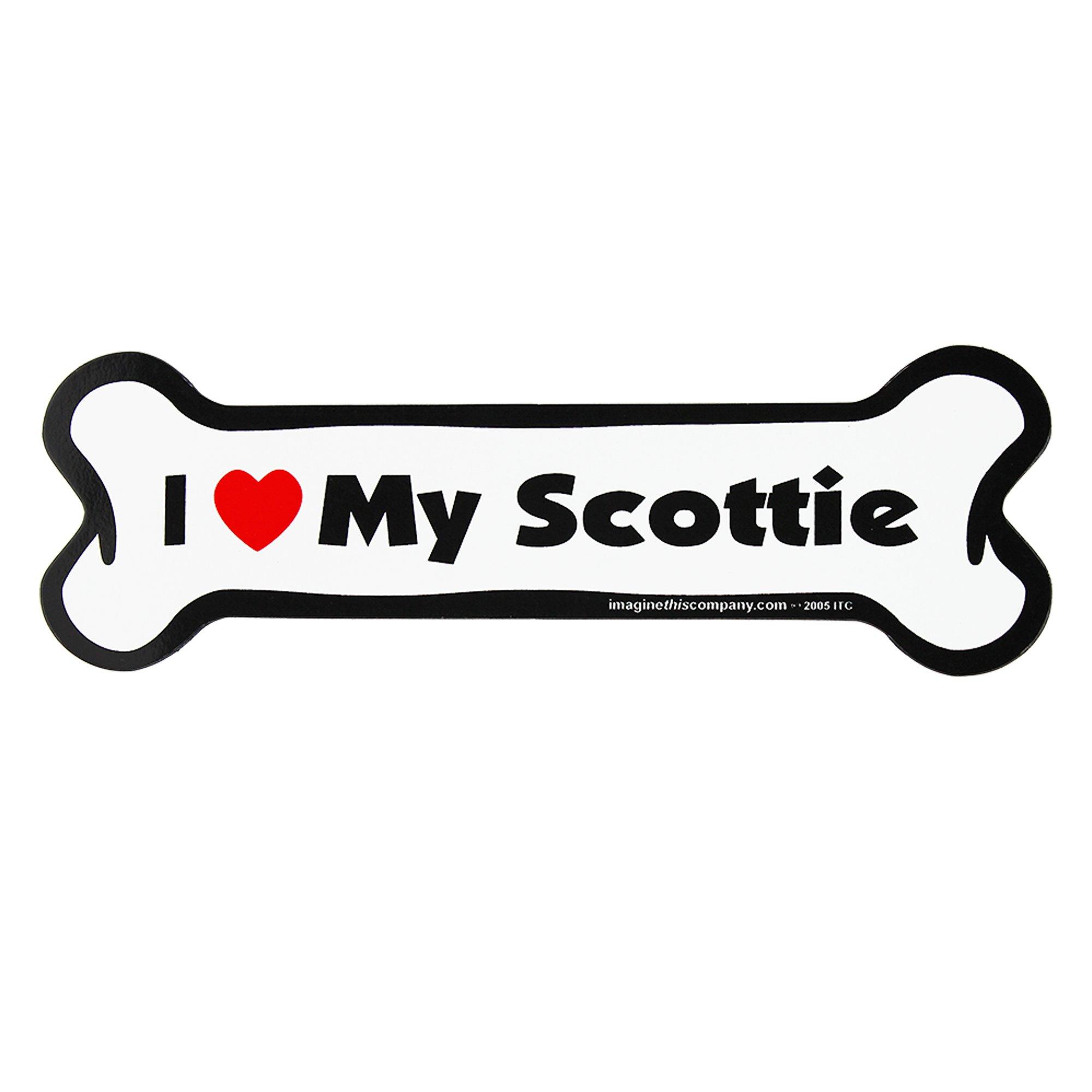 I Love My Dog Car Magnet: Breeds L - Z - Aaria Tees Aaria Tees
