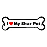 I Love My Dog Car Magnet: Breeds L - Z - Aaria Tees Aaria Tees
