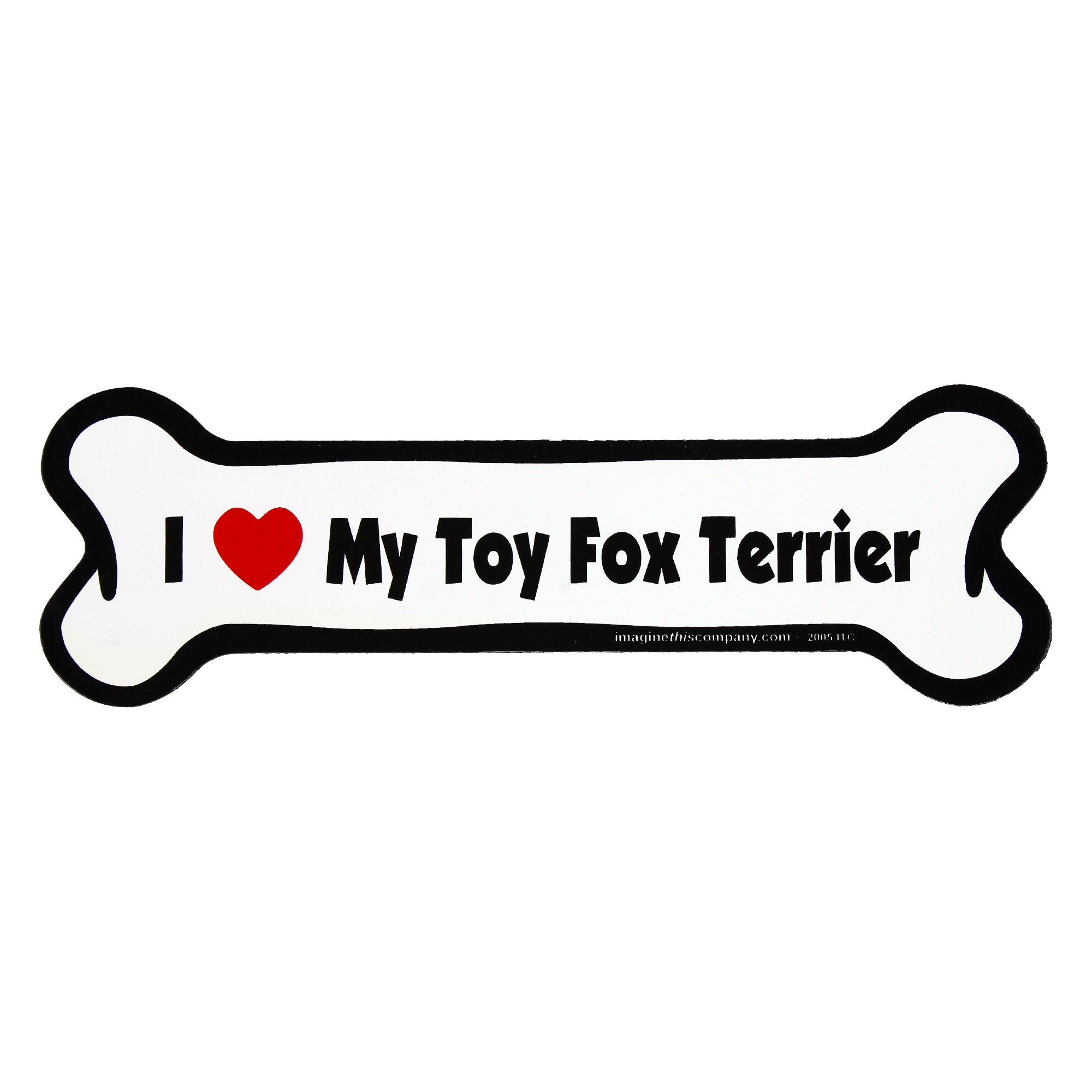 I Love My Dog Car Magnet: Breeds L - Z - Aaria Tees Aaria Tees
