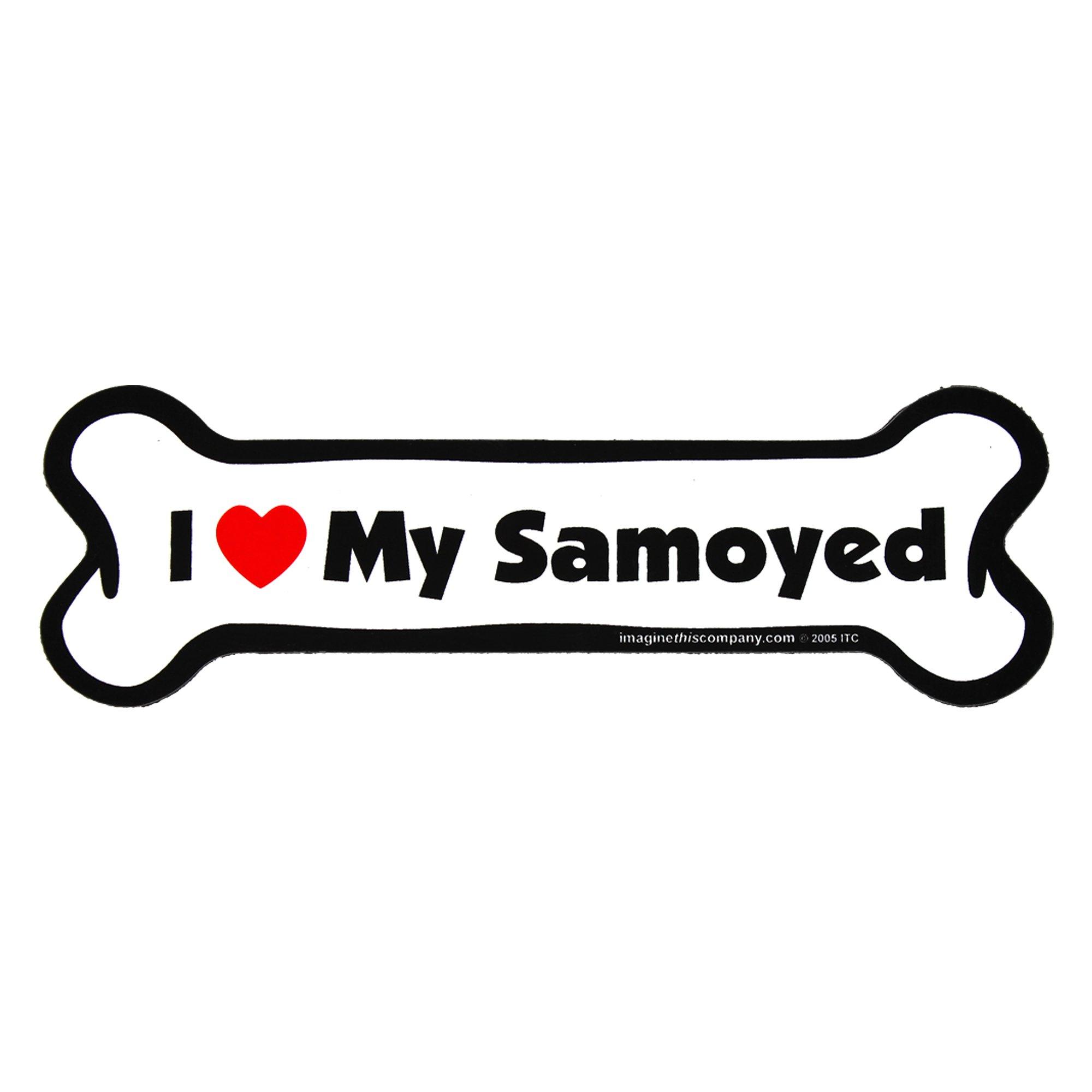 I Love My Dog Car Magnet: Breeds L - Z - Aaria Tees Aaria Tees