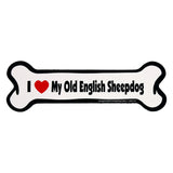 I Love My Dog Car Magnet: Breeds L - Z - Aaria Tees Aaria Tees