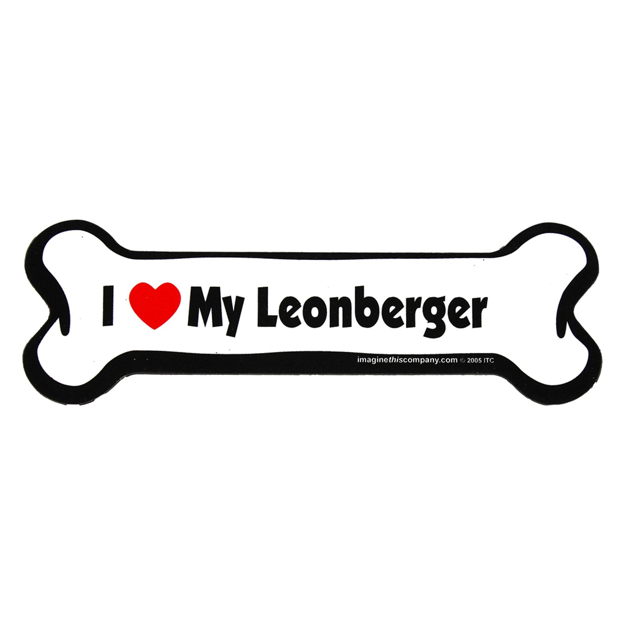 I Love My Dog Car Magnet: Breeds L - Z - Aaria Tees Aaria Tees