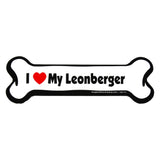 I Love My Dog Car Magnet: Breeds L - Z - Aaria Tees Aaria Tees