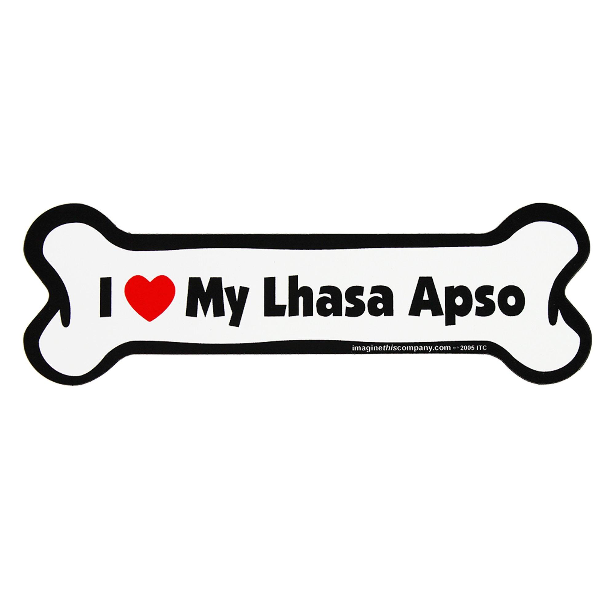 I Love My Dog Car Magnet: Breeds L - Z - Aaria Tees Aaria Tees