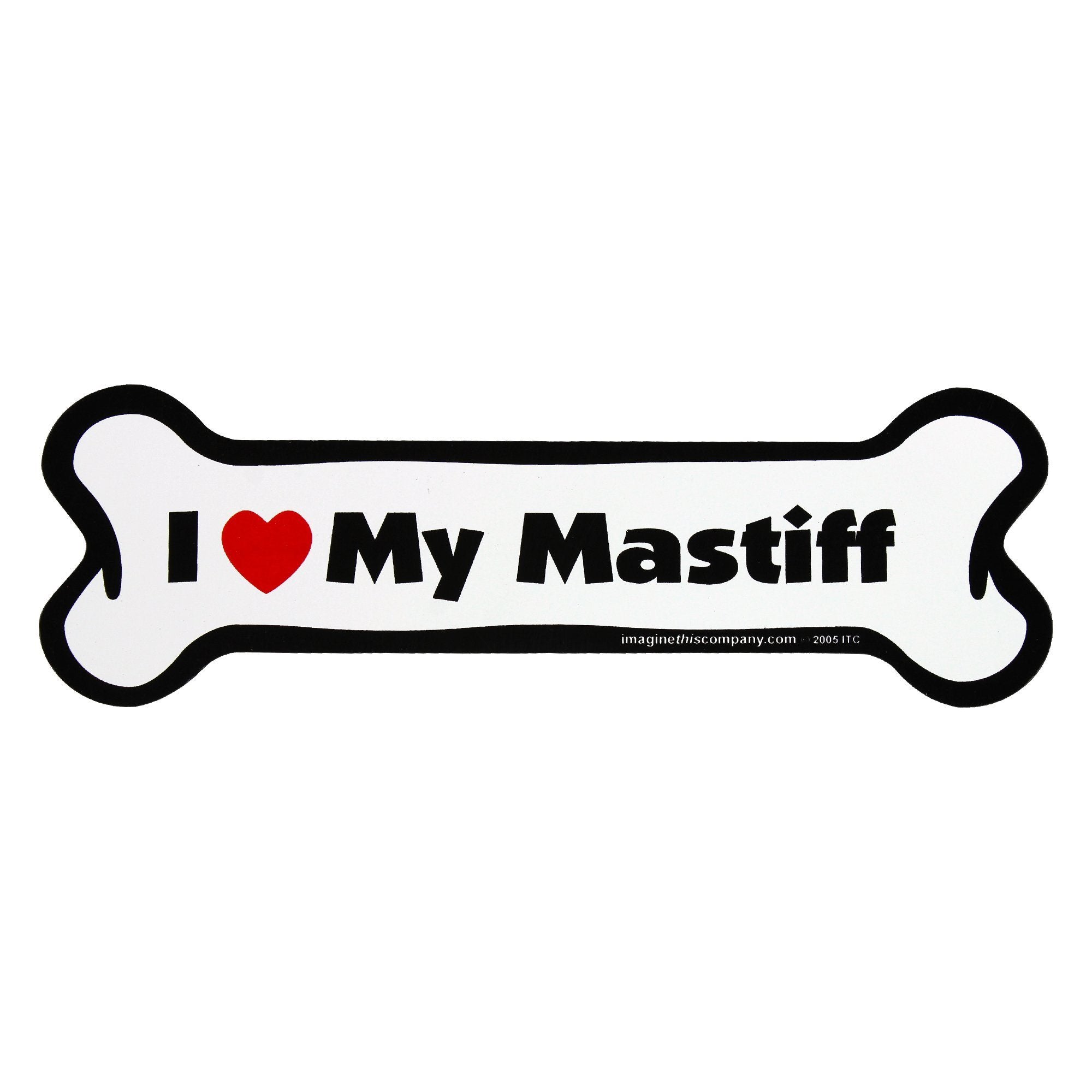 I Love My Dog Car Magnet: Breeds L - Z - Aaria Tees Aaria Tees