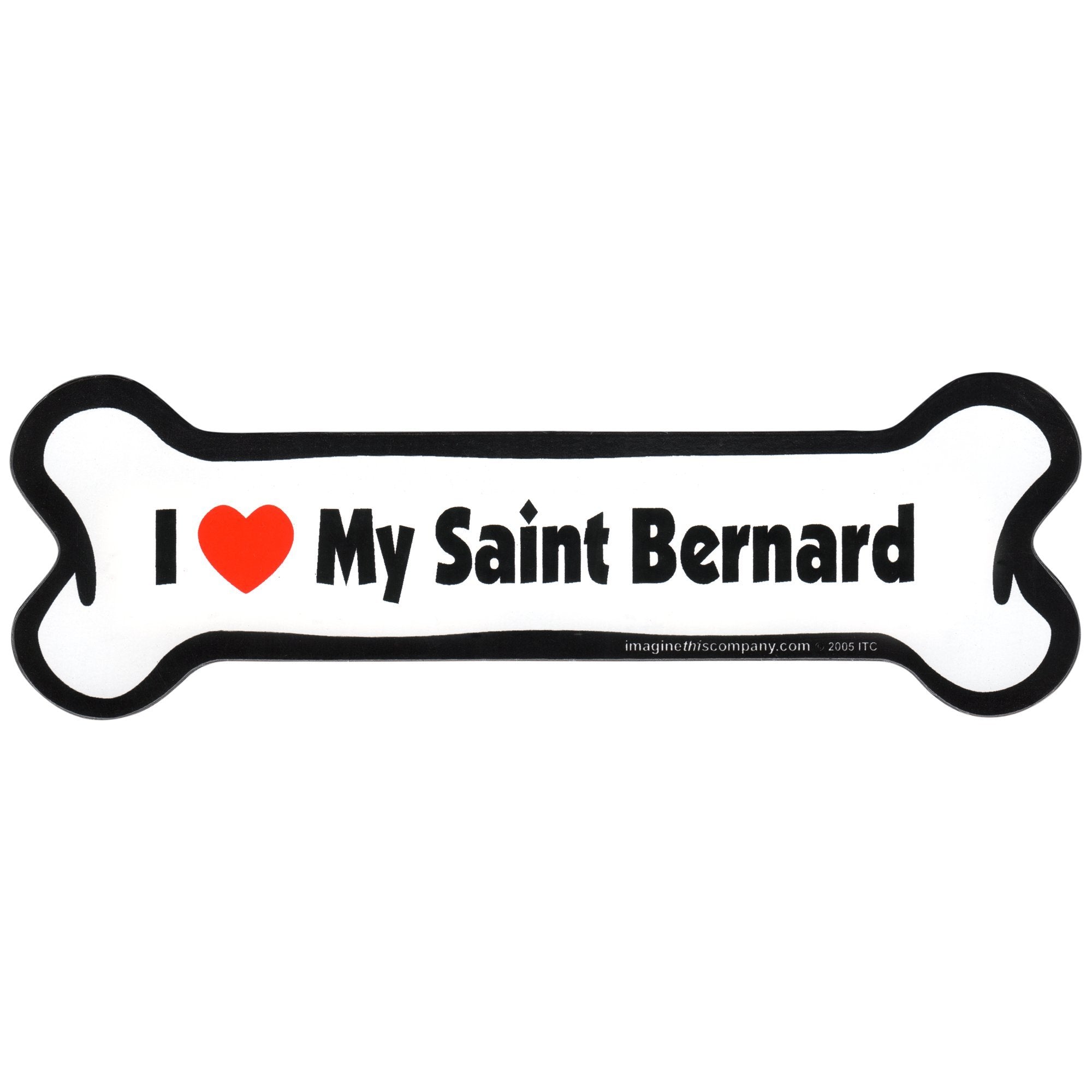 I Love My Dog Car Magnet: Breeds L - Z - Aaria Tees Aaria Tees