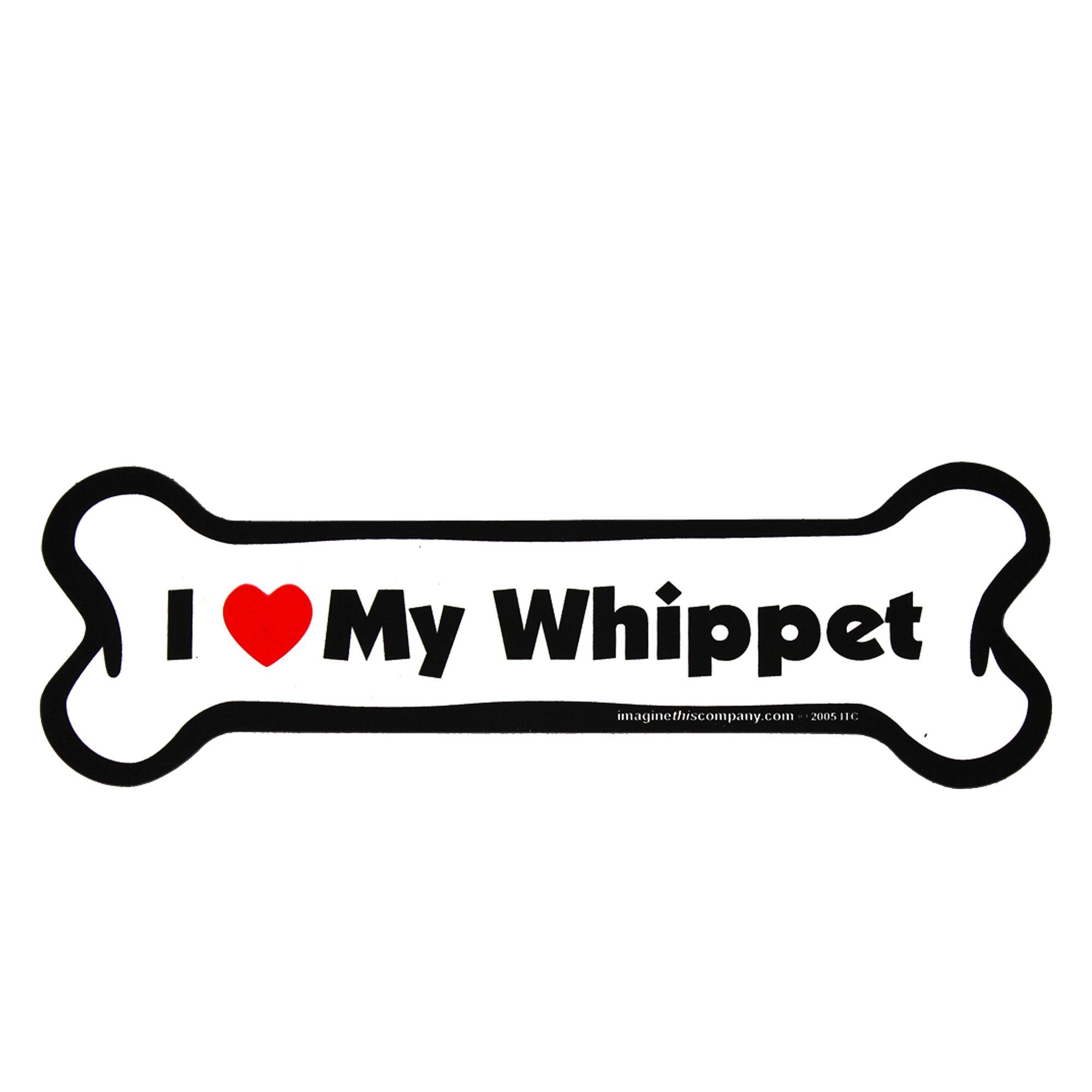 I Love My Dog Car Magnet: Breeds L - Z - Aaria Tees Aaria Tees