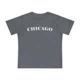Mystery Noir Chicago Skyline Sunset Unisex Baby Short Sleeve T-Shirt - Aaria Tees Aaria Tees