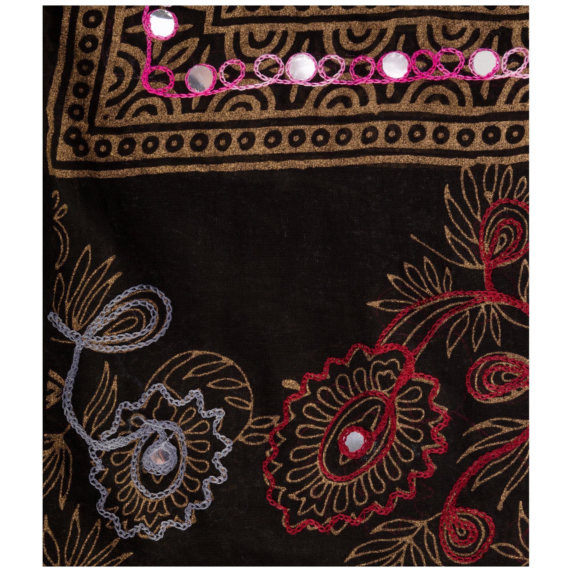 Mirrored Garden Indian Wrap Scarf - Aaria Tees Aaria Tees