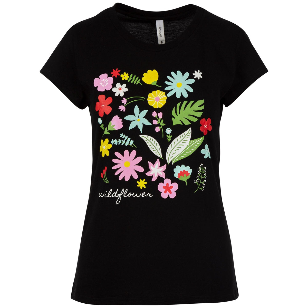 Wildflower Scoop Neck Tee - Aaria Tees