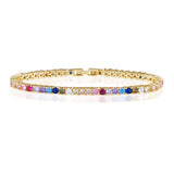 Rainbow Tennis Bracelet Aaria Tees