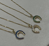 Dallas Horseshoe Necklace Aaria Tees