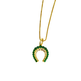 Dallas Horseshoe Necklace Aaria Tees