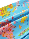 PoshTOT World Map Bamboo Baby Convertible Zippy Romper - Aaria Tees Aaria Tees