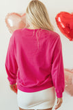 Whitley Heart Patch Graphic Sweatshirt - Aaria Tees Aaria Tees