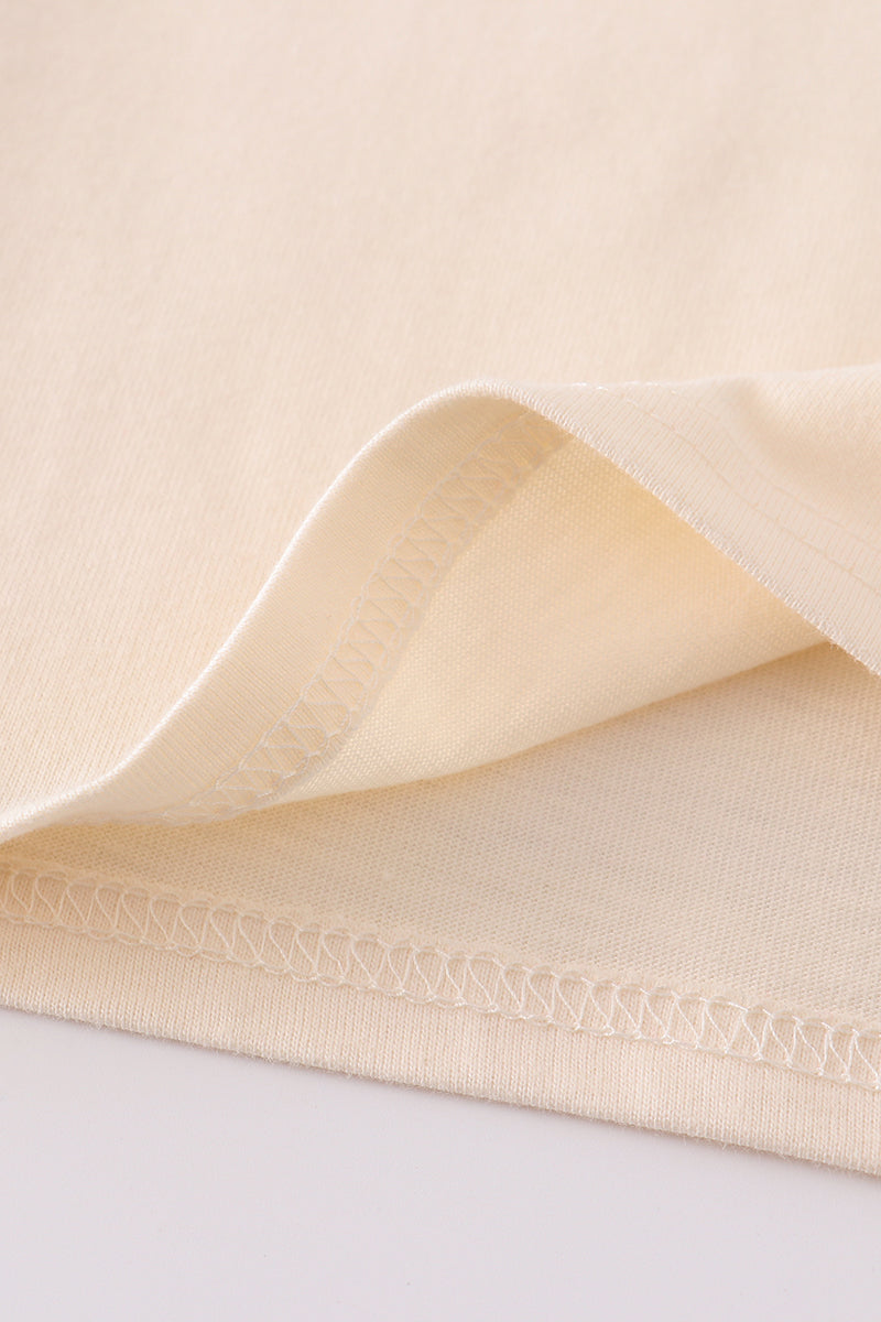 Premium Cream basic T-shirt - Aaria Tees Aaria Tees