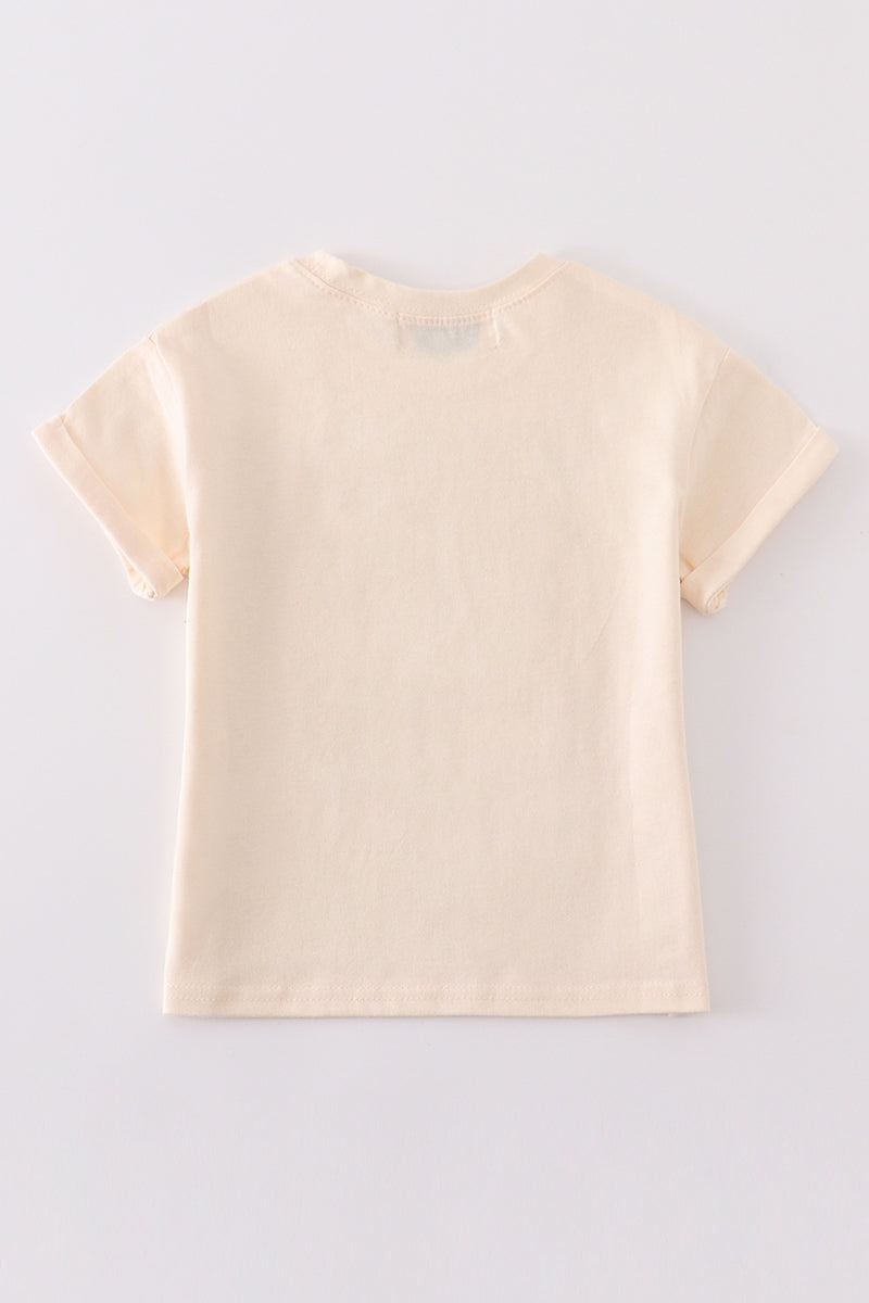 Premium Cream basic T-shirt - Aaria Tees Aaria Tees