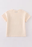 Premium Cream basic T-shirt - Aaria Tees Aaria Tees
