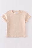 Premium Apricot basic T-shirt - Aaria Tees Aaria Tees