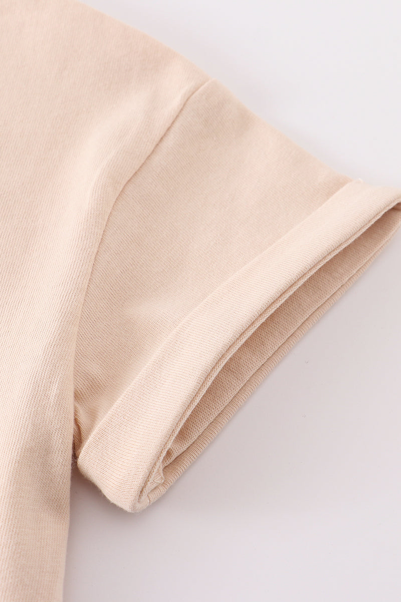 Premium Apricot basic T-shirt - Aaria Tees Aaria Tees