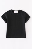 Premium Black basic T-shirt Kids and adult - Aaria Tees Aaria Tees
