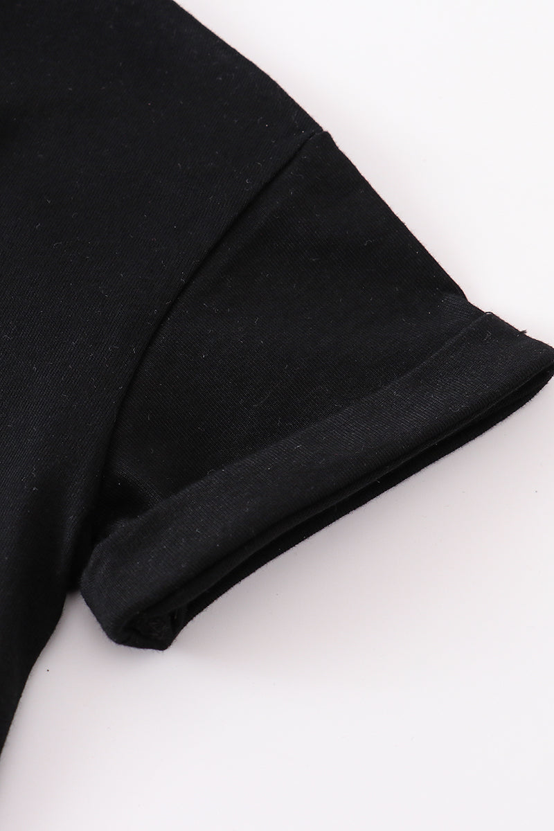 Premium Black basic T-shirt Kids and adult - Aaria Tees Aaria Tees