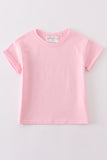 Premium Blush basic T-shirt Kids and adult - Aaria Tees Aaria Tees
