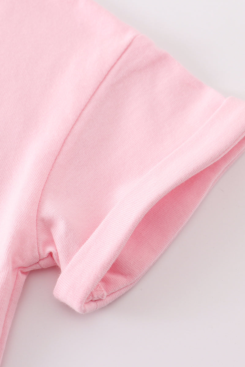 Premium Blush basic T-shirt Kids and adult - Aaria Tees Aaria Tees
