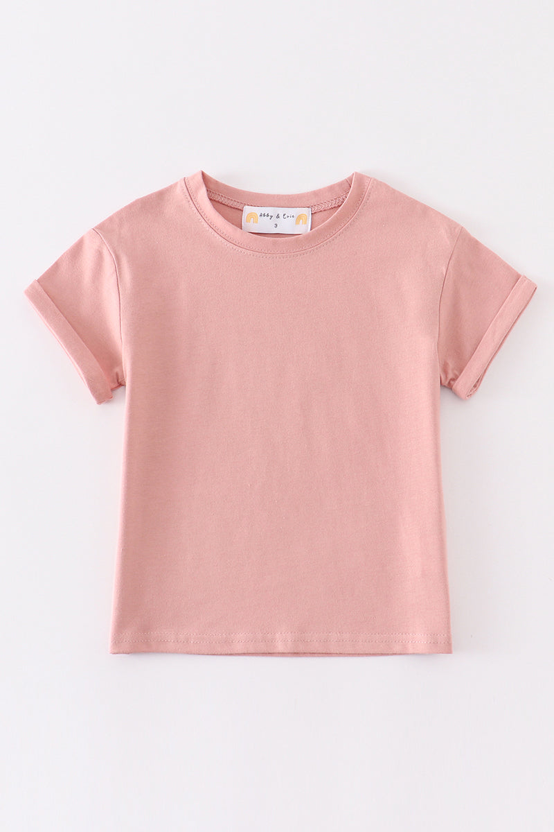 Premium Pink basic T-shirt - Aaria Tees