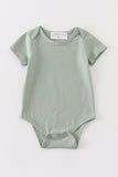 Premium Sage basic bubble Aaria Tees